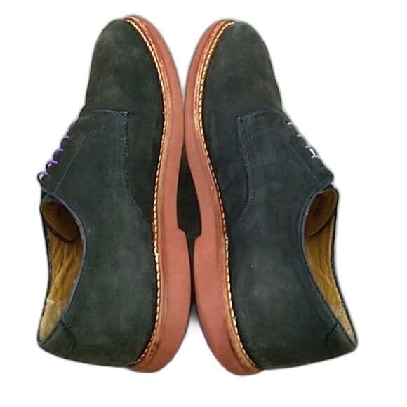 Brooks Brothers Classic Bucks NuBuck Oxford Shoes -Dark Green, Men\'s - SZ 9.5D main image 6